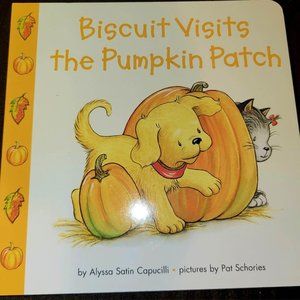 "Biscuit Visits the Pumpkin Patch" (Children's Halloween Board-Book).